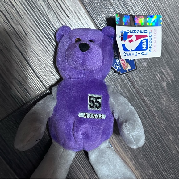 Sacramento Kings #55 Jason Williams NBA limited treasures PRO bear with tags - Picture 5 of 9